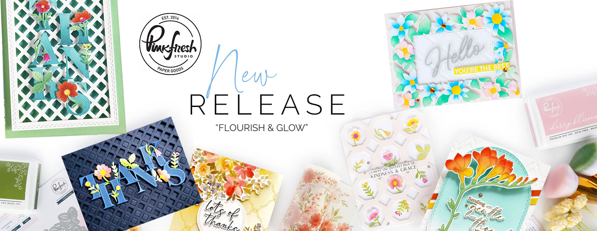 PinkFresh Studio : Flourish and Grow