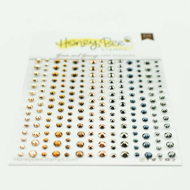 Real Rainbow Gem Stickers - 210 Count