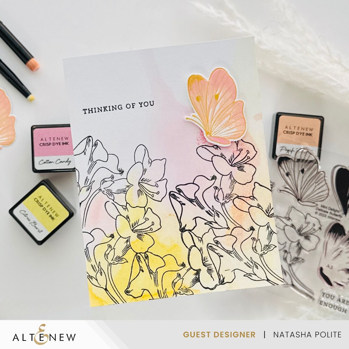 Altenew Mini Delight: Delicate Butterfly Stamp & Die Set