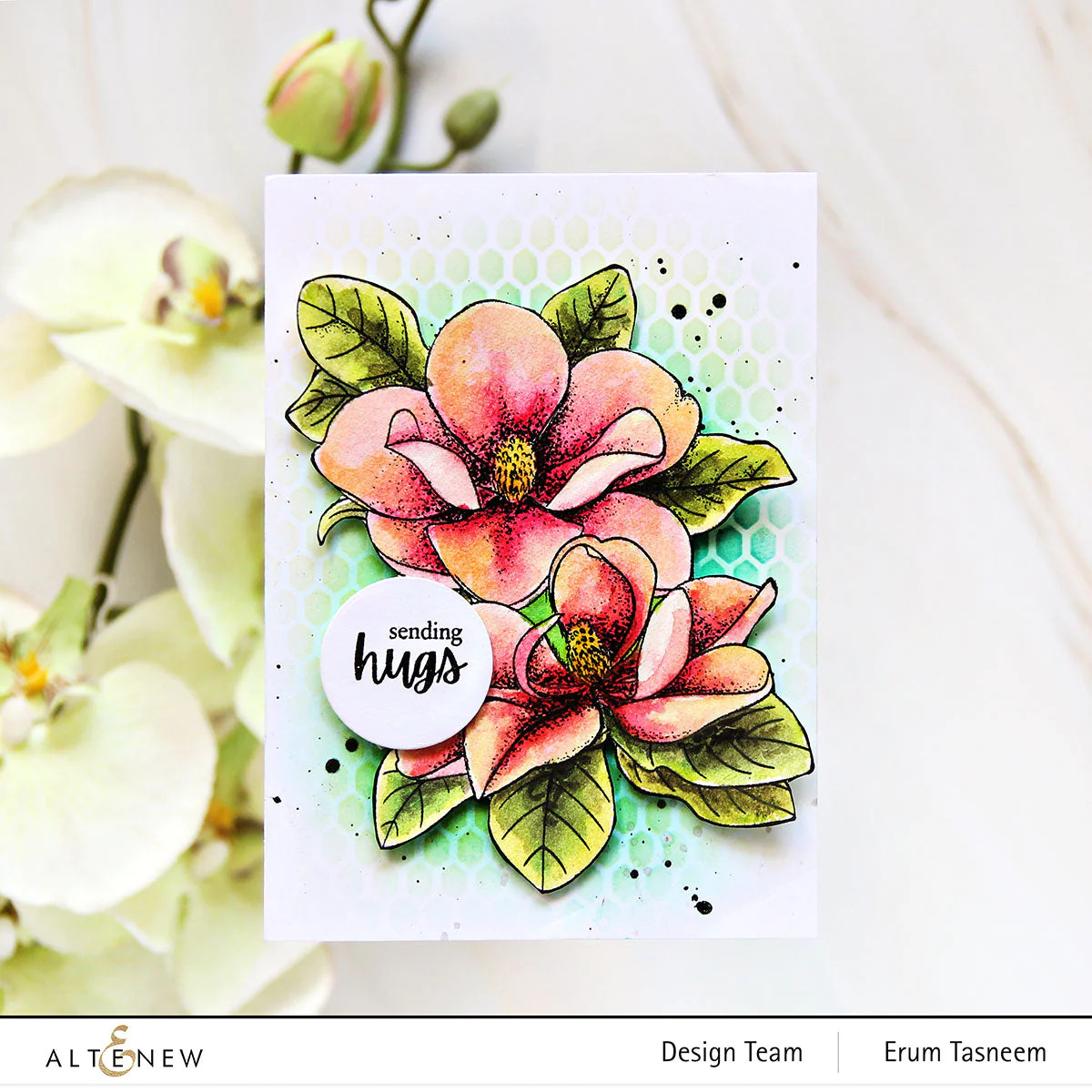 Altenew Paint-A-Flower: Magnolia Grandiflora Outline Stamp Set