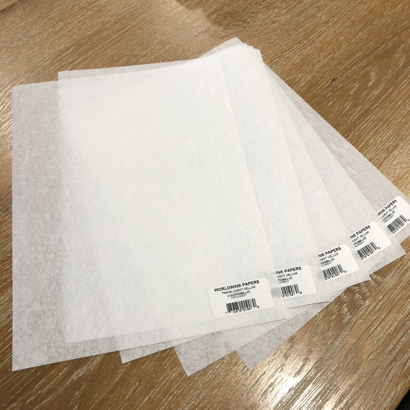 clear vellum paper