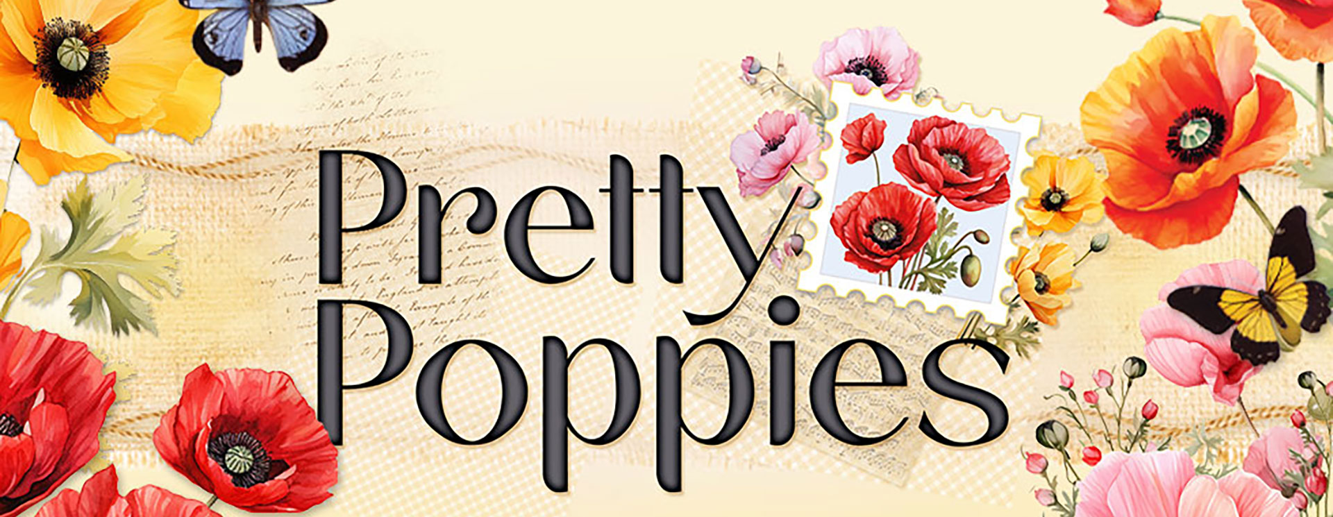 Hunkydory : Pretty Poppies