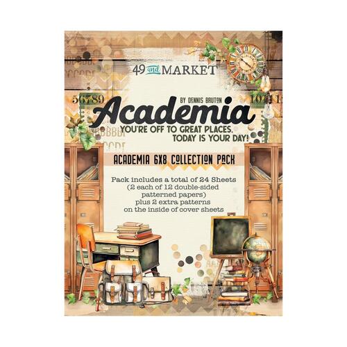 49 and Market Academia 6x8" Collection Pack