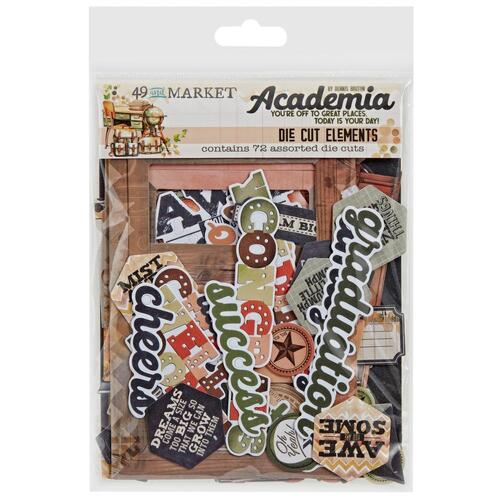 49 and Market Academia Die Cut Elements