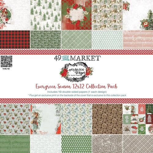 49 and Market Evergreen Season : 12x12" Collection Pack