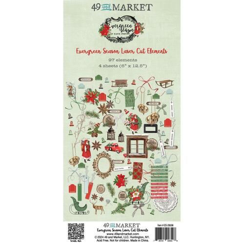 49 and Market Evergreen Season : Laser Cut Elements