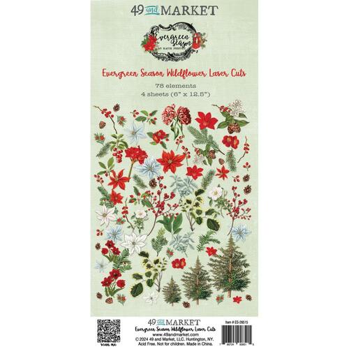 49 and Market Evergreen Season : Wildflower Laser Cuts