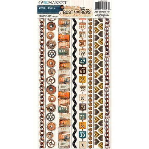 49 and Market Rust and Revs : Washi Sheets