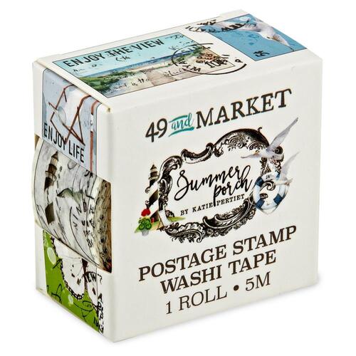 49 and Market Summer Porch : Postage Stamp Washi Tape