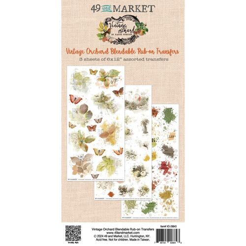 49 and Market Vintage Orchard : Blendable Rub-on Transfers