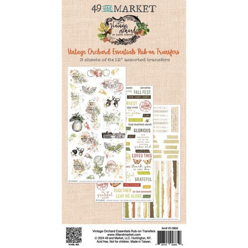 49 and Market Vintage Orchard : Essentials Rub-on Transfers