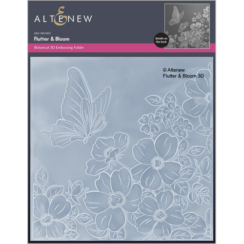 Altenew Flutter & Bloom 3D Embossing Folder