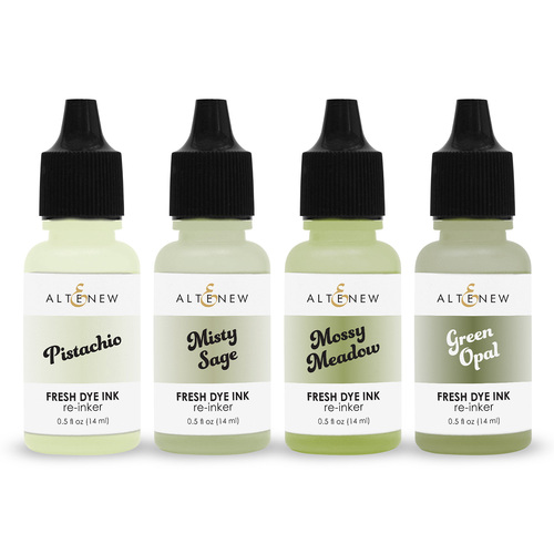 Altenew Jade Dreams Fresh Dye Ink Re-inker Bundle