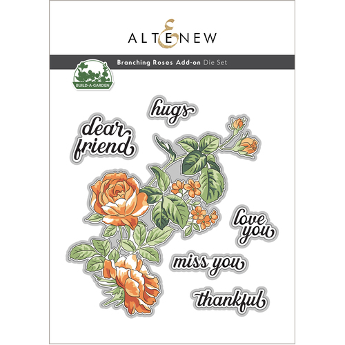 Altenew Build-A-Garden: Branching Roses Add-on Die Set