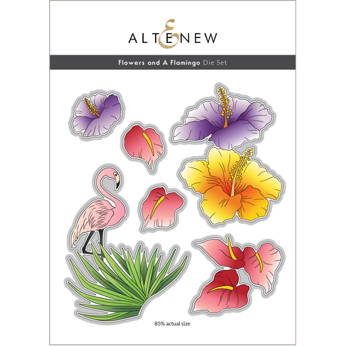Altenew Flowers and A Flamingo Die Set
