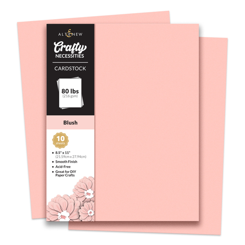 Altenew Crafty Necessities: Blush Cardstock (10 sheets/set)