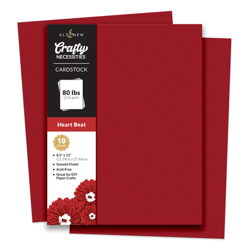 Altenew Crafty Necessities: Heart Beat Cardstock (10 sheets/set)