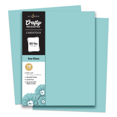 Altenew Crafty Necessities: Sea Glass Cardstock (10 sheets/set)