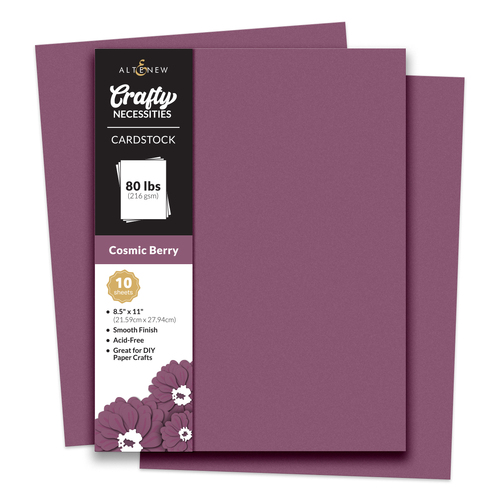 Altenew Crafty Necessities: Cosmic Berry Cardstock (10 sheets/set)