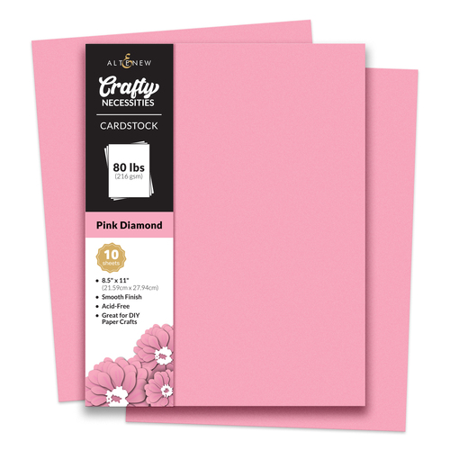 Altenew Crafty Necessities- Pink Diamond Cardstock (10 sheets/set)