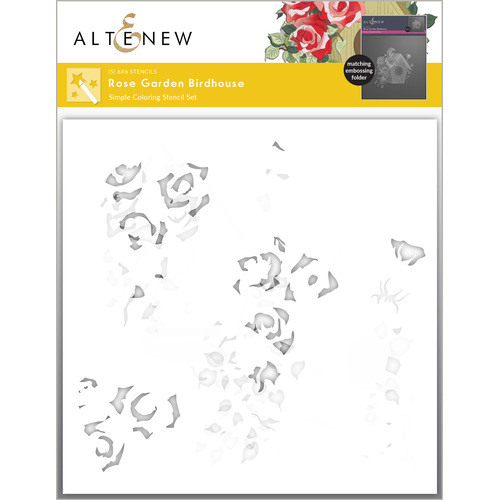 Altenew Rose Garden Birdhouse Stencil Set (5 in 1)