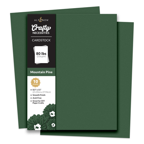 Altenew Crafty Necessities: Mountain Pine Cardstock (10 sheets/set)