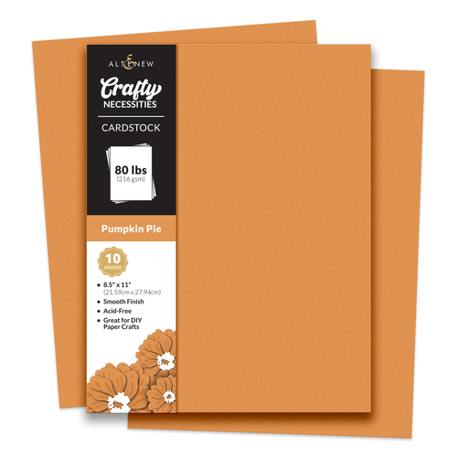 Altenew Crafty Necessities: Pumpkin Pie Cardstock (10 sheets/set)