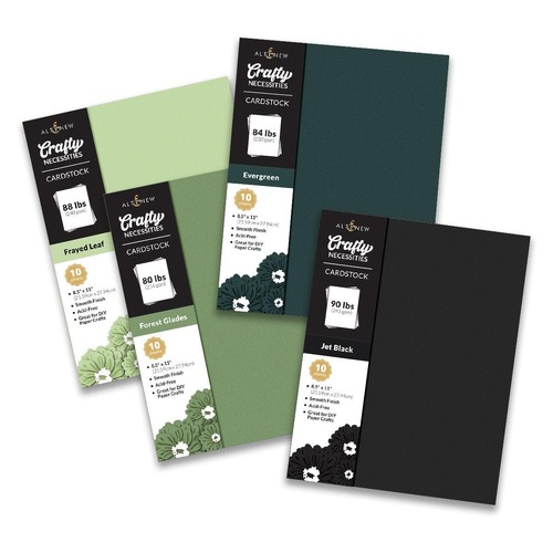 Altenew Crafty Necessities Cardstock Bundle (Green Fields)