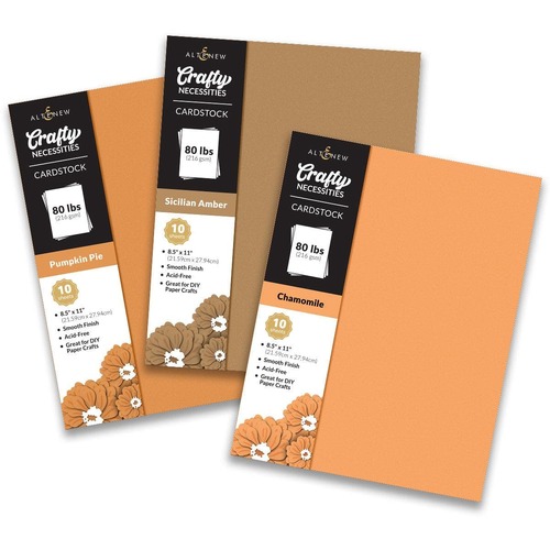 Altenew Crafty Necessities Cardstock Bundle (Fall Harvest)