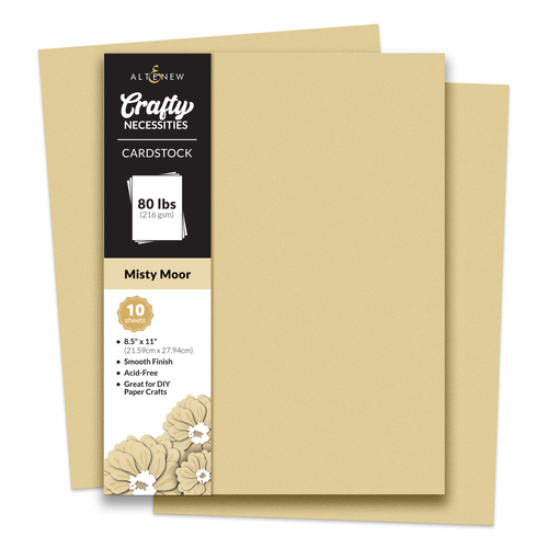 Altenew Crafty Necessities: Misty Moor Cardstock (10 sheets/set)