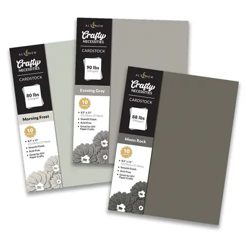 Altenew Crafty Necessities Cardstock Bundle (Warm Gray)