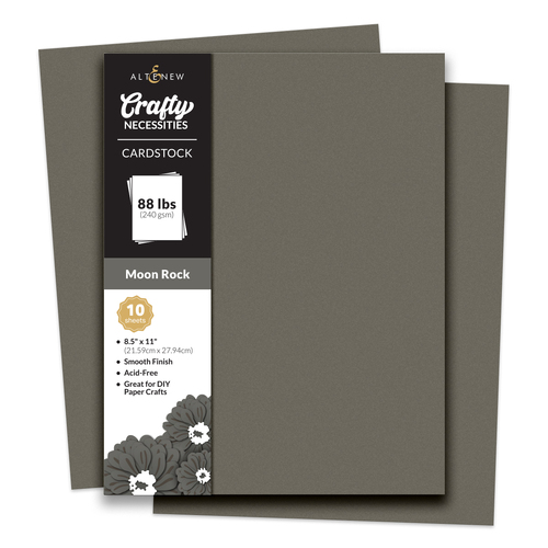 Altenew Crafty Necessities: Moon Rock Cardstock (10 sheets/set)