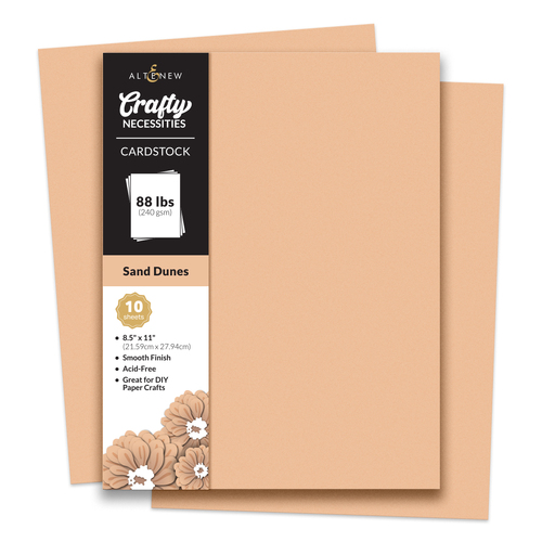 Altenew Crafty Necessities: Sand Dunes Cardstock (10 sheets/set)