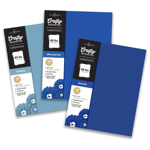 Altenew Crafty Necessities Cardstock Bundle (Lapis Lazuli)