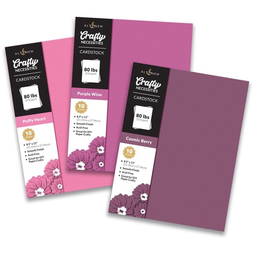 Altenew Crafty Necessities Cardstock Bundle (Rose Petal)