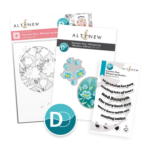 Altenew Dynamic Duo: Whispering Meadow & Add-on Die Bundle