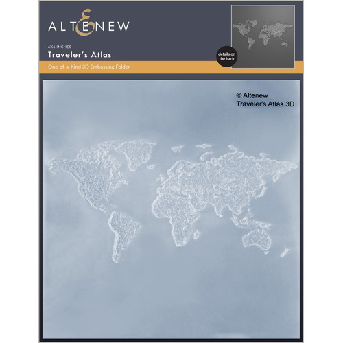 Altenew Traveler's Atlas 3D Embossing Folder