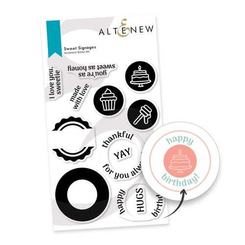 Altenew Sweet Signages Stamp Set