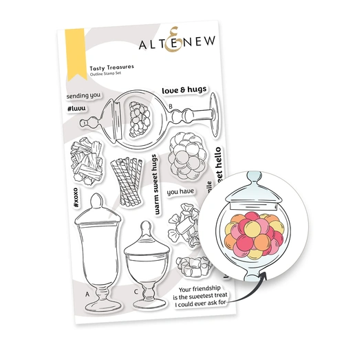 Altenew Tasty Treasures Stamp Set