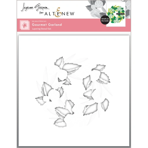 Altenew Gourmet Garland Layering Stencil Set (6 in 1)