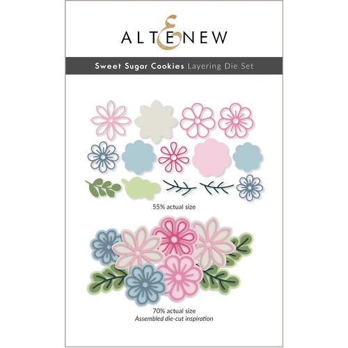 Altenew Sweet Sugar Cookies Layering Die Set