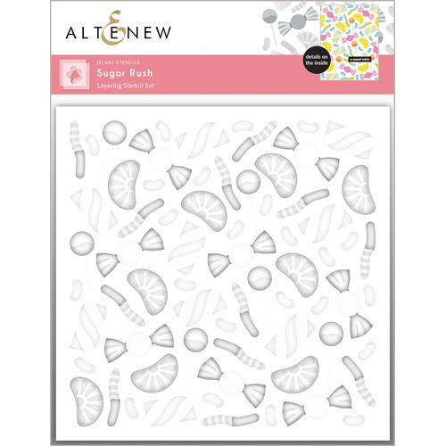 Altenew Sugar Rush Layering Stencil Set (4 in 1)