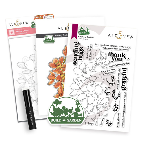 Altenew Build-A-Garden: Alluring Orchids & Add-on Die Bundle