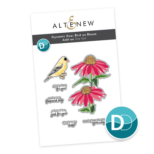 Altenew Dynamic Duo: Bird on Bloom Add-On Die Set