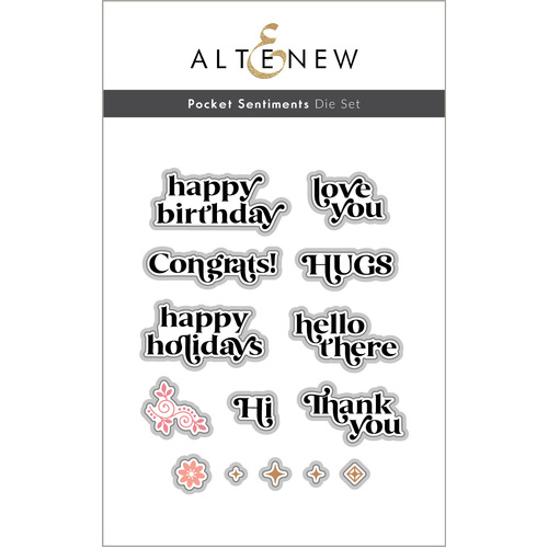 Altenew Pocket Sentiments Die Set