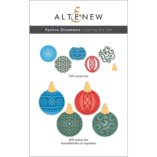 Altenew Festive Ornaments Layering Die Set