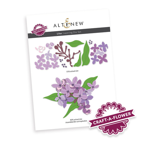 Altenew Craft-A-Flower- Lilac Layering Die Set