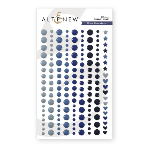 Altenew Blue Mountains Enamel Dots