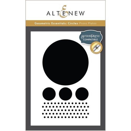 Altenew Geometric Essentials: Circles Press Plates/Foil Plates