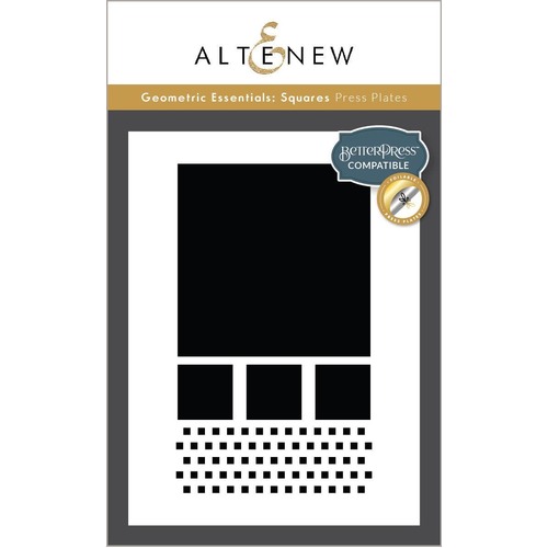 Altenew Geometric Essentials: Squares Press Plates/Foil Plates